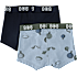 808 2-pak boxershorts str. 10 - blå