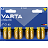 Varta Longlife AA batterier 8-pak