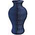 Papirvase 18 cm - Blå