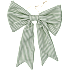 Stof sløjfe 25 x 30 cm - flere farver - assorteret