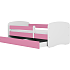Kaya juniorseng 70x140 cm - lyserød