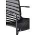 Mood Classic havestol med alu armlæn - antracit/sort