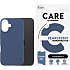CARE by PanzerGlass iPhone 16 cover - blå