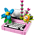 LEGO Creator 3-i-1 Skrivemaskine med blomster 31169