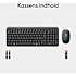 Logitech MK250 Graphite trådløs keyboard og mus