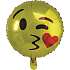 Folieballon Ø: 45 cm - Emoji