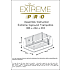 Extreme Pro inground trampolin 366x244 cm