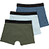 VRS børne 3-pak boxershorts str. 134/140 - grøn/blå