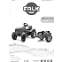 Falk Toys Massey Ferguson traktor med vogn