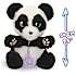 Baby Paws panda bamse 24 cm