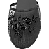Dame slippers str. 36 - sort