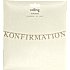 Konfirmationsguirlande med teksten "Konfirmation" - assorteret