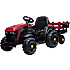 Traktor med trailer og skovl