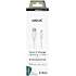 Sinox Pro USB-A til lightning kabel - hvid