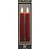 Windsor LED 2-pak stagelys 13 cm - rød