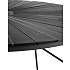 Kerteminde sort - nonwood havebord Ø130 cm, antracit stel