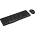 Rapoo X1800S trådløst tastatur/mus sæt - sort