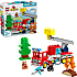 LEGO DUPLO By Brandbil med slange og brandmand 10473