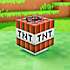 Minecraft TNT lampe - multifarvet