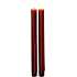Windsor LED 2-pak stagelys 22,5 cm - rød