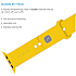 Fixed Silicon Sporty Strap silikonerem til Apple Watch - gul