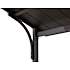 Aspe grillpavillon 244 x 153 cm - brun stålstel