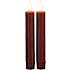Windsor LED 2-pak stagelys 13 cm - rød
