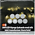 Klyngelyskæde med 300 LED - varm hvid