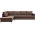 Oslo venstrevendt open-end sofa - brun