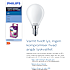 Philips LED kronepære 40W - varmt hvidt lys