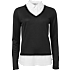 VRS dame top str. L - sort