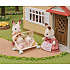 Sylvanian Families trillinge klapvogn
