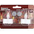 LED fyrfadslys med batteri 2-pak - hvid