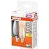Osram 2 pak LED kertepærer 2,5W - varmt hvidt lys