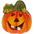 Halloween græskar med LED - flere varianter - assorteret