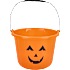 Halloween Trick or Treat-spand H: 15 cm - flere varianter - assorteret