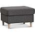 Rom Nordic puf - antracit