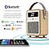 VQ Monty DAB+/FM og Bluetooth radio - træ