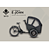 SCO Premium E-John ladcykel med baghjulsmotor - sort