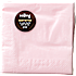 Salling ensfarvede servietter 33x33 cm 50-pak - rosa
