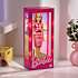 Barbie udstillingskasse lampe - lyserød