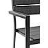 CARLTON HAVEBORD OG 6 CARLTON HAVESTOLE - SORT