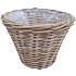 Nantes flettet kurv - lille - B: 32 x D: 32 x H: 24 cm