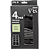 VRS herre 4-pak boxershorts str. XL - sort