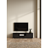 Media TV-bord - mat sort