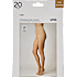 VRS dame strømpebuks m. shorts str. S/M - bronze