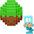 Minecraft Mini Mode Spawn Egg figur - flere varianter - assorteret