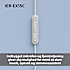 Sony IER-EX15C in-ear høretelefoner - hvid
