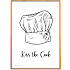 Kiss the cook - 30x40 cm