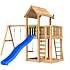 Jungle Gym Mansion 2.1 legetårn inkl. Swing Module, sand og rutsjebane